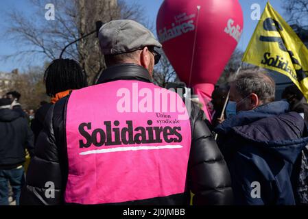 mobilizzazione fairble contre le racisme Foto Stock