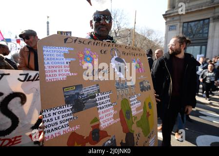 mobilizzazione fairble contre le racisme Foto Stock