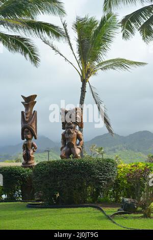 Impressioni panoramiche dal famoso Honolulu, Oahu HI Foto Stock