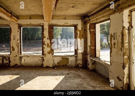 Disastro alluvionale 2021, Hotel Zum Saenger an der Ahr, Bad Neuenahr-Ahrweiler, Germania, Europa Foto Stock