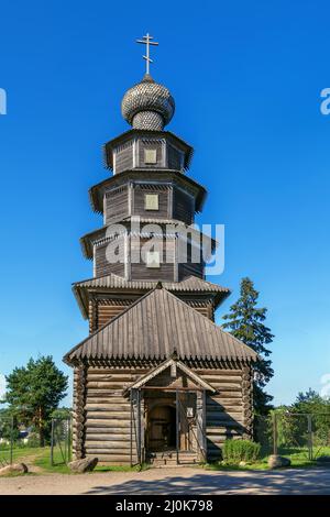 Tempio del Tikhvin icona della Madre di Dio, Torzhok, Russia Foto Stock