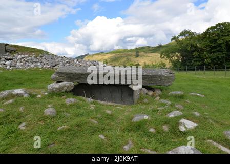 Nether Largie South Cairn, Kilmartin Glen, Scozia, Regno Unito Foto Stock