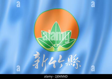 Bandiera della contea di Hsinchu, Cina Foto Stock