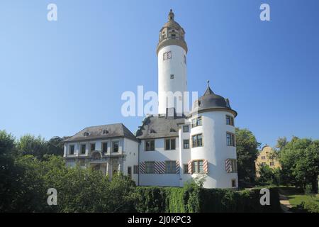 Vecchio castello a Höchst, Francoforte, Assia, Germania Foto Stock