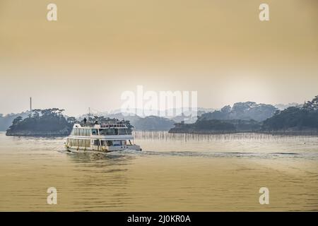 Immagine della barca da diporto Matsushimas Foto Stock