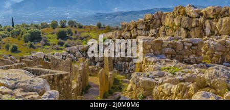 Città di Micene, Peloponneso, Grecia Foto Stock