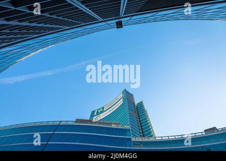 Lombardia (Lombardia) famoso grattacielo a Milano Foto Stock