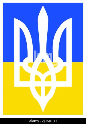 Stemma Dell'Ucraina. Serie Di Icone Tridente. Simbolo Di Stato. Simbolo Nazionale Ucraino. Illustrazione Vettoriale Immagine E Vettoriale - Foto 3