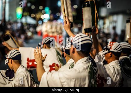 Immagine della danza Koenji Awa Foto Stock