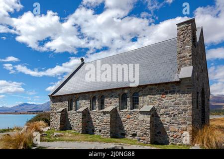 LAGO TEKAPO, REGIONE MACKENZIE/NUOVA ZELANDA - FEBBRAIO 23 : CHIESA Foto Stock