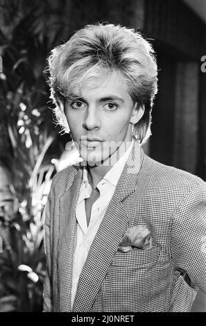 Nick Rhodes del gruppo musicale Duran Duran.20th Luglio 1983. Foto Stock