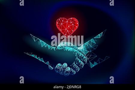 Aiuto umanitario aiuto organizzazione donazione. Accordo alimentare lavoro sociale assistenza volontaria sostegno illustrazione vettore rifugiati Illustrazione Vettoriale