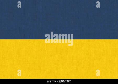 Ucraina guerra con invasione russa, raccolto di grano, Nazioni Unite ed Europa, bandiera, Pace dove, cuore, Foto Stock