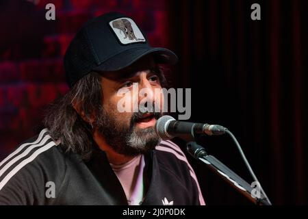 (3/17/2022) Omar Pedrini concerto dal vivo al Revel Theatre Pub (Foto di Andrea Ripamonti / Pacific Press/Sipa USA) Foto Stock