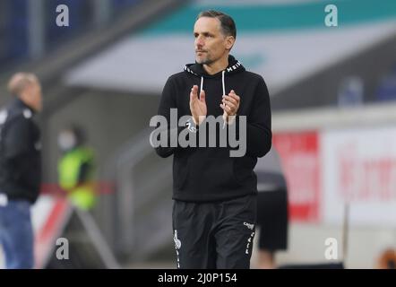 Duisburg, Germania. 20th Mar, 2022. Primo : 03/20/2022 Fuvuball, football, 3rd Bundesliga, stagione 2021/2022, MSV Duisburg - FSV Zwickau Coach: Hagen Schmidt Credit: dpa/Alamy Live News Foto Stock