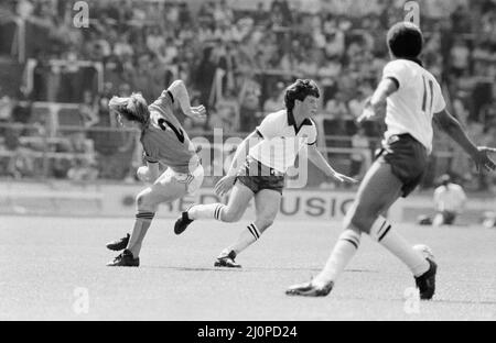 Inghilterra contro Olanda Schoolboy International al Wembley Stadium, sabato 9th giugno 1984. Foto Stock