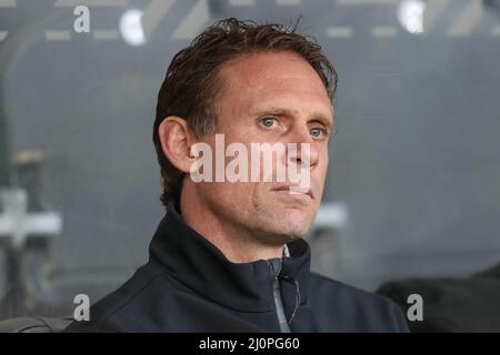 Brett Hodgson Head Coach of Hull FC durante la partita a Hull, Regno Unito, il 3/20/2022. (Foto di James Heaton/News Images/Sipa USA) Foto Stock