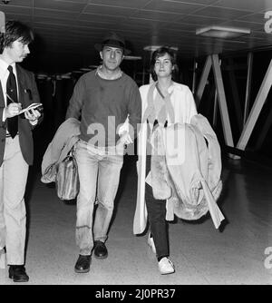 Dustin Hoffman e sua moglie Lisa A GIRO. 25th novembre 1984. Foto Stock
