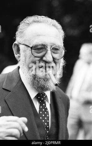 Ramon Castro, fratello del famoso Fidel Castro (che all'epoca era presidente di Cuba). Ramon è raffigurato, in occasione di un ricevimento presso l'Ambasciata di Cuba. 8 Luglio 1984 Foto Stock