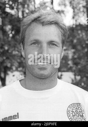 KIM CHRISTOFTE football Bröndby IF e in Danimarca nationalteam al campionato europeo in Svezia 1992 Foto Stock