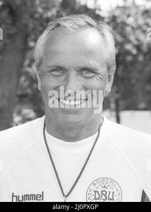 RICKARD Möller-NIELSEN allenatore di calcio per la Danimarca nationalteam al campionato europeo in Svezia 1992 Foto Stock