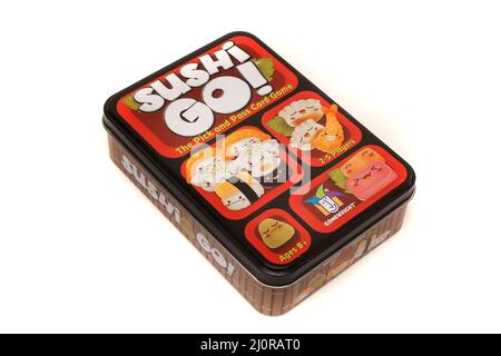 Il gioco di carte Sushi Go Foto Stock