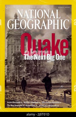 Vintage Aprile 2006 copertina rivista 'National Geographic', USA Foto Stock