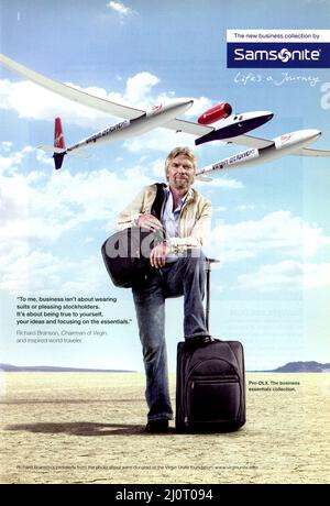 Vintage Aprile 2006 - Annuncio della rivista 'National Geographic', USA Foto Stock