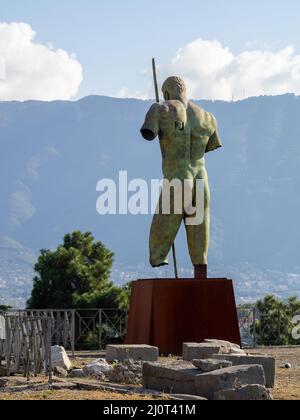 Statua di Deadale, Pompei Foto Stock