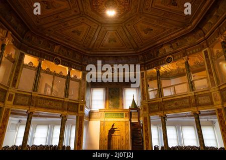 Galata Mawlawi House o Galata Mevlieshanesi a Istanbul. Istanbul Turchia - 12.28.2021 Foto Stock