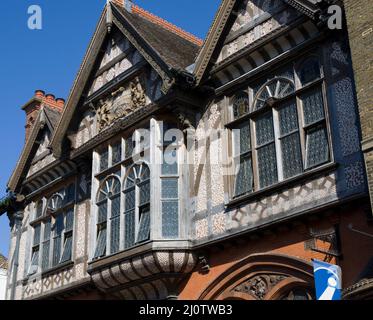 Il Beaney Institute Canterbury Kent Foto Stock