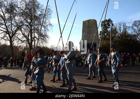 La Commemorazione annuale dell'esecuzione di Carlo i 30th gennaio 2022 per il periodo 50th. Foto Stock