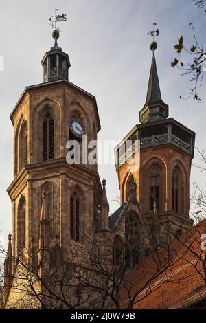 Chiesa evangelica luterana di San Giovanni, Goettingen, bassa Sassonia, Germania, Europa Foto Stock