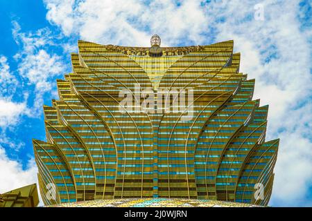 Grandris Bore and Macao cityscape Stock Photo