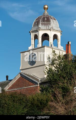 GLYNDE, EAST SUSSEX, Regno Unito - GENNAIO 12 : Vista di Glynde Place a Glynde, East Sussex, Regno Unito il 12 Gennaio 2022 Foto Stock