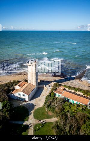 Faro di balene - Phare des baleines - nell'isola di Re Foto Stock