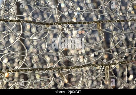 primo piano di bauble gigante, bury st edmunds, inghilterra Foto Stock