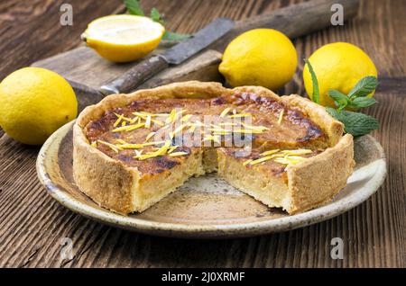 Pasta di limone Foto Stock