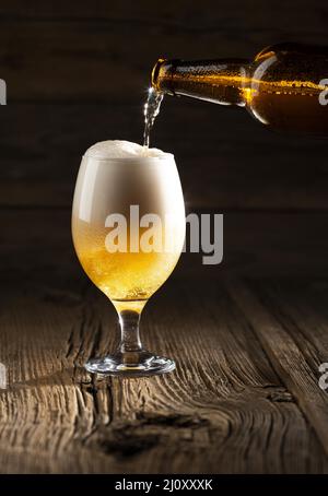 Gustosa birra americana. Foto di alta qualità Foto Stock