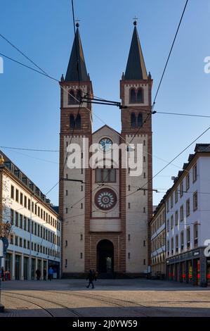 Cattedrale di WÃ¼rzburger Dom Foto Stock