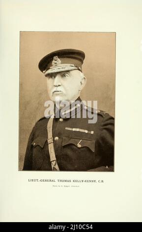 Tenente - Generale Thomas Kelly-Kenny dal libro " Sudafrica e la guerra Transvaal " di Louis Creswicke, Editore; Edimburgo : T. C. & E. C. Jack 1900 Foto Stock