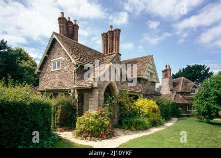 Bristol-Henbury, Siedlung Blaise-Hamlet, Cottage Foto Stock