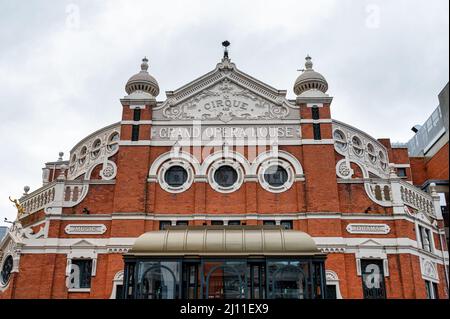 Belfast, Regno Unito- 19 febbraio 2022: La Grand Opera House a Belfast, Irlanda del Nord. Foto Stock