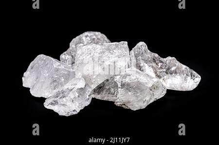 Il perclorato di ammonio, un composto chimico, è un solido cristallino incolore. È il sale dell'ammoniaca e dell'acido perclorico, è un potente ossidante. Foto Stock
