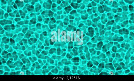 Caustica ripple. Rendering 3D generato dal computer Foto Stock