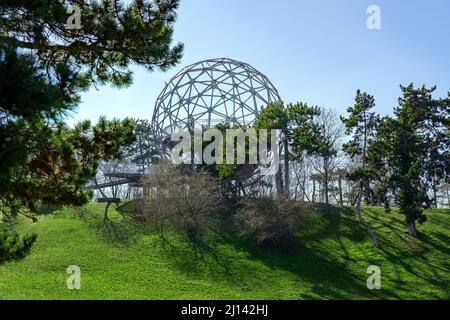 Erzsebet sfera punto di vista gombkilato in Balatonboglar Ungheria nella natura verde . Foto Stock