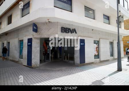banca bbva arrecife lanzarote isole canarie spagna Foto Stock