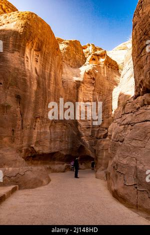 Petra Jordania 22-03-2022 (en griego antigu Foto Stock