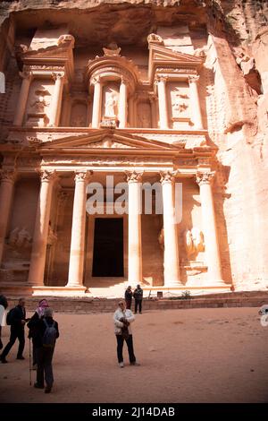 Petra Jordania 22-03-2022 (en griego antigu Foto Stock