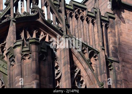 John Rylands Library e Manchester Foto Stock